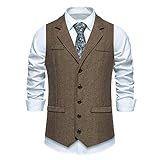 Largement applicable : Gilet mariage homme, gilet business homme, costume mariage queue de pie, veste sans manches homme travail ; Le veste costume homme est élégant et soigné, décontracté et polyvalent, très adapté pour un usage quotidien, le bureau, un dîner de fête, des vacances de mariage, un cadeau parfait pour papa, petit ami pour la Saint-Valentin, un mariage, un anniversaire, une fête.