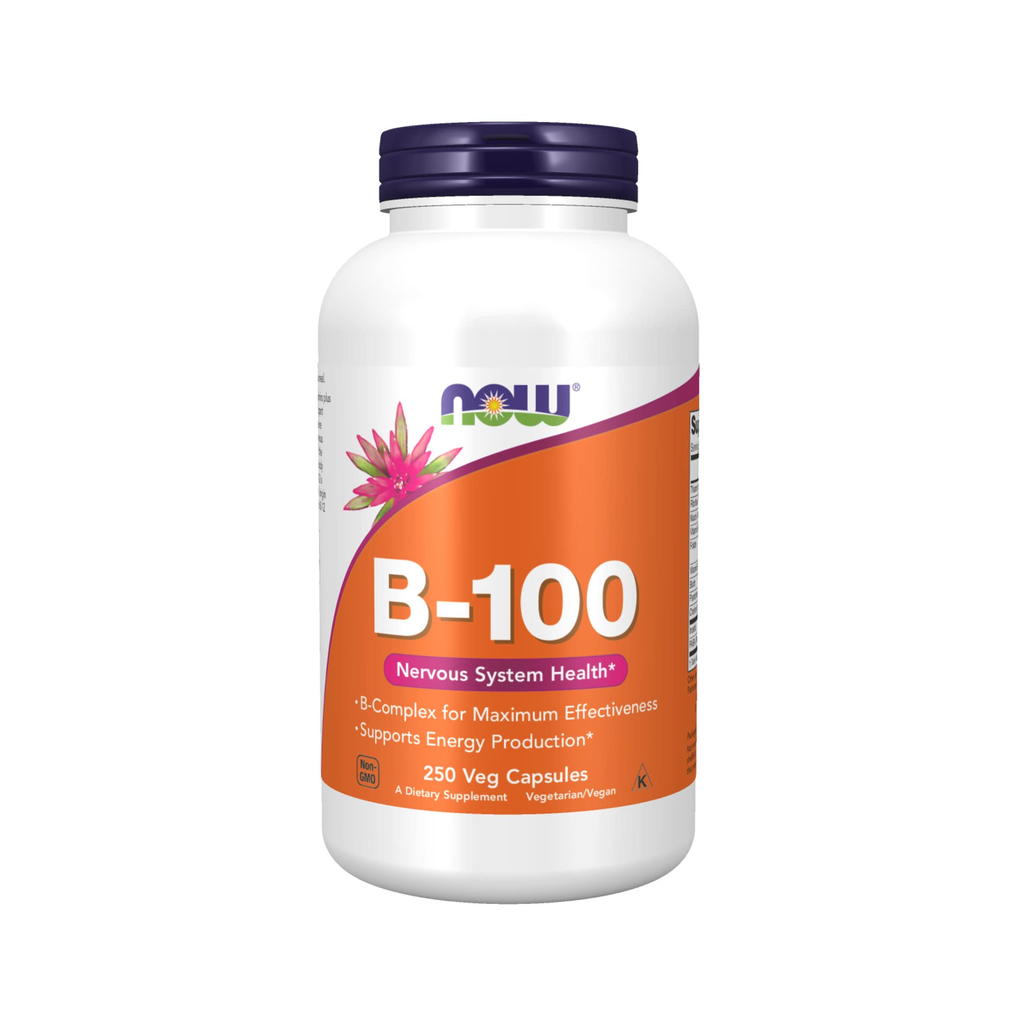 B-100, 250 Veg Capsules, Now Foods
