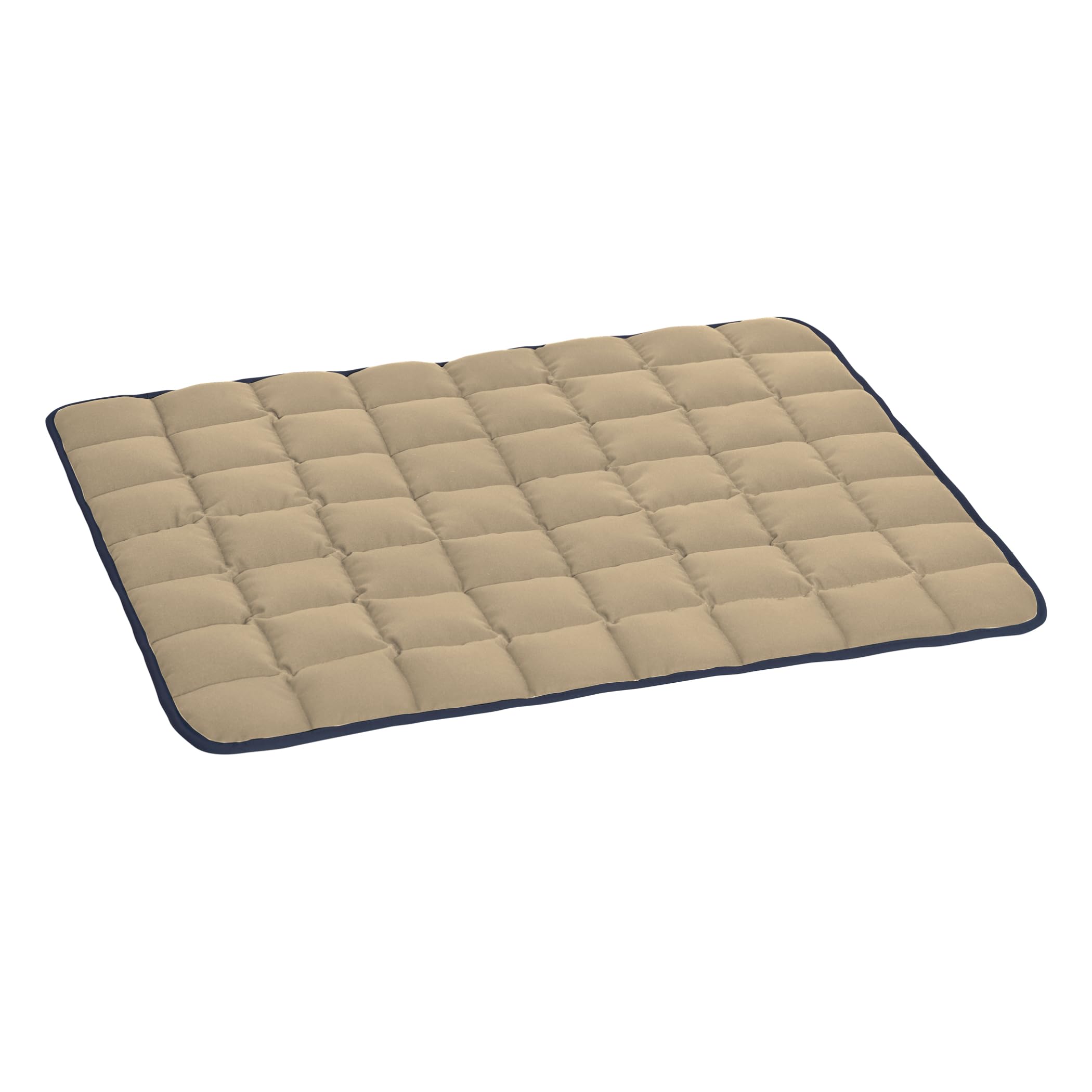 Doctor Bark Manta para Perros, Suave, Perros medianos, Resistente, para Interior y Exterior, Lavable hasta 95 °C (Talla M, marrón Dorado y Azul)