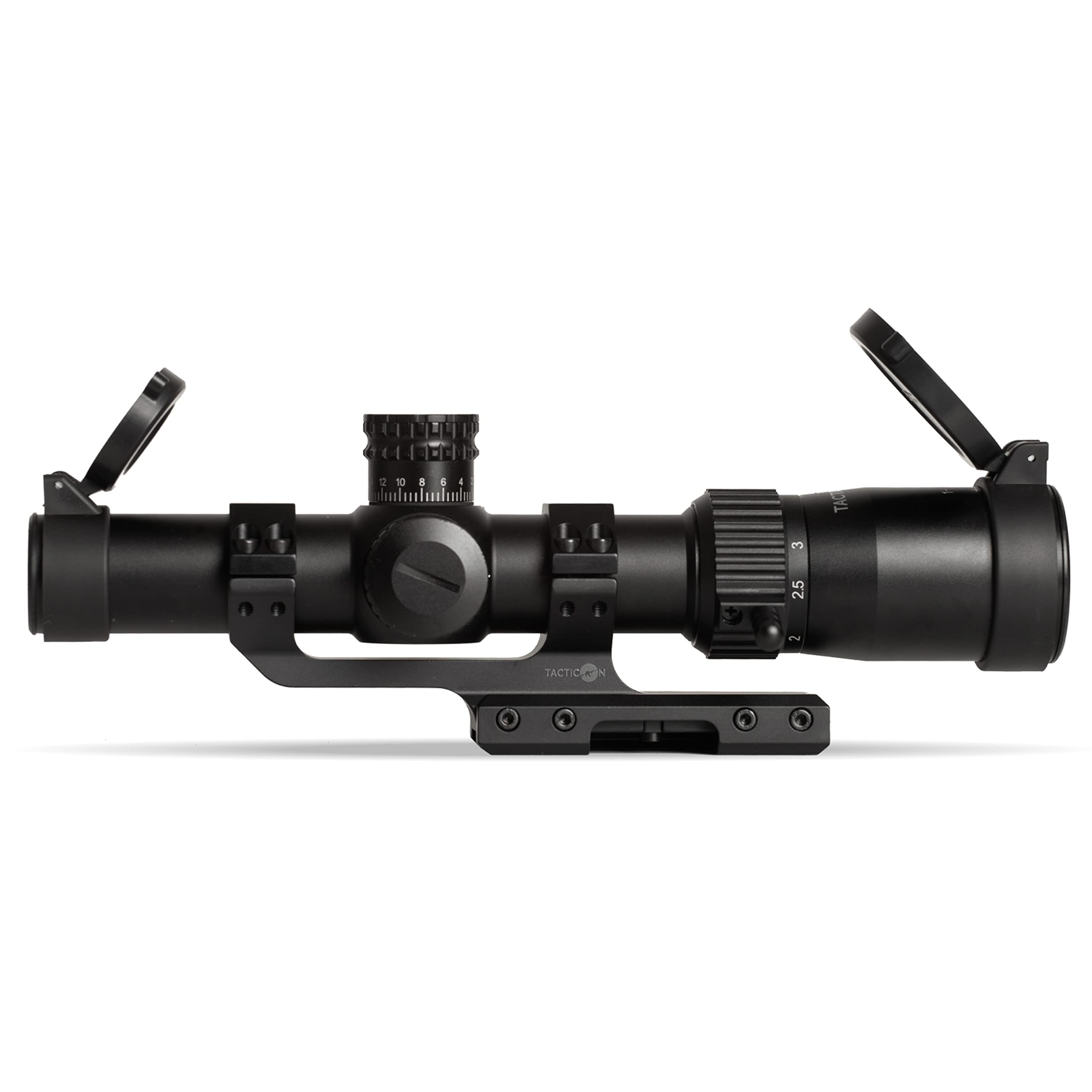 Tacticon Falcon V2 1-4x24mm LPVO Scope with Cantilever Mount | Combat Veteran Owned Company | Lower Power Variable Optic with Illuminated Red Mil-Dot Reticle