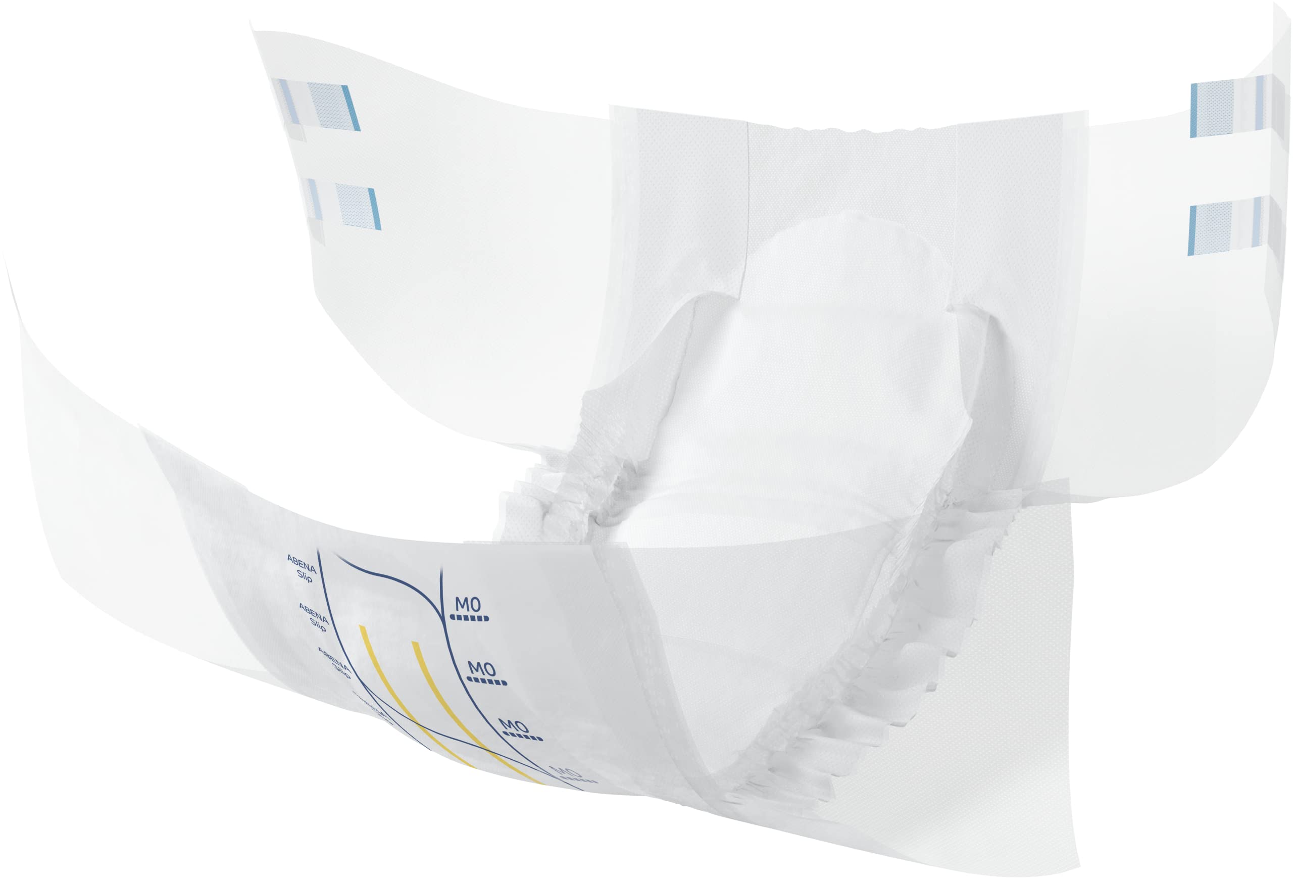 Abeno Slip Premium All-In-One Wkładki na nietrzymanie moczu - dla mężczyzn i kobiet, oznakowane ekologicznie, rozmiar M 0, talia 70-110 cm, chłonność 1500 ml, 27 szt