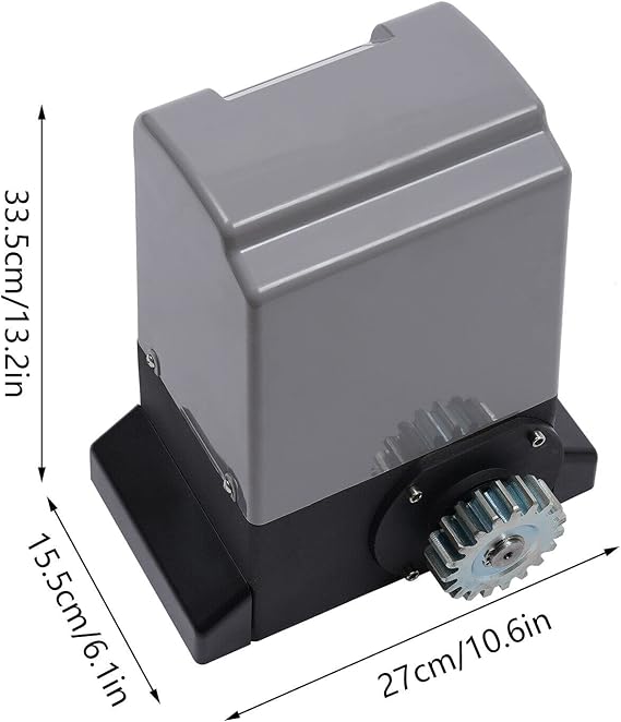 2000KG Automatic Sliding Gate Opener Electric Automatic Motor Remote Control Sliding Gate Door Opener IP44 with Automatic Closing Function