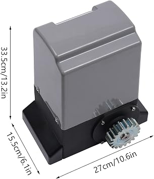 2000KG Automatic Sliding Gate Opener Electric Automatic Motor Remote Control Sliding Gate Door Opener IP44 with Automatic Closing Function