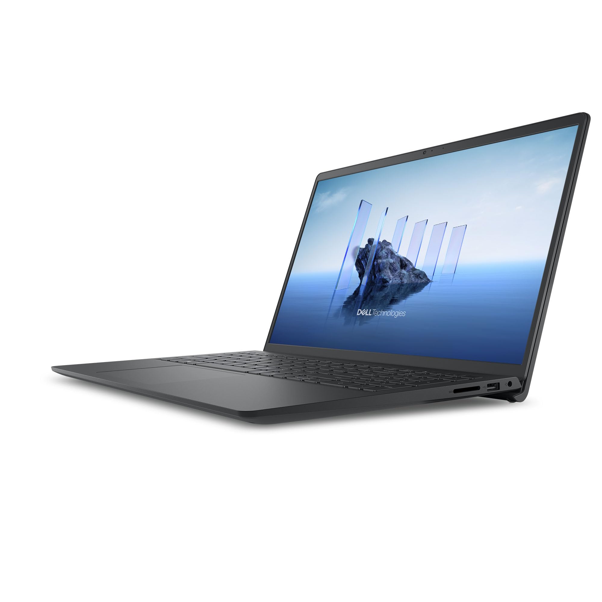 Dell 15 Laptop DC15250 15,6" FHD (1920 x 1080) 120Hz, Intel Core i7-1355U, Intel UHD Graphics, RAM DDR4 16 Go, SSD 512 Go, Windows 11 Home, Clavier rétroéclairé QWERTZ, Noir
