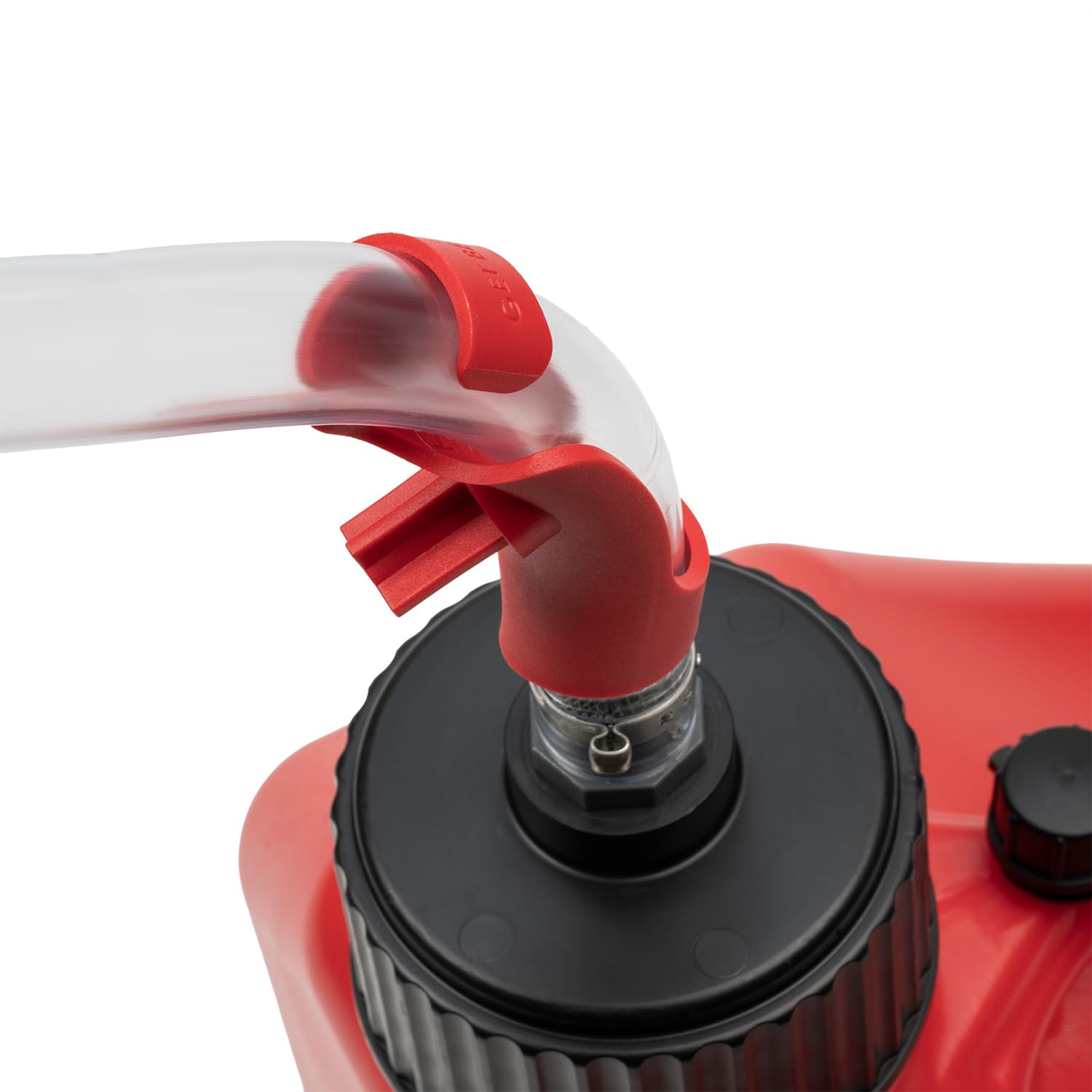 VP Racing Fuels 3058 Get Bent - Doblador de manguera de plástico ABS duradero, se adapta a mangueras estándar de 1 pulgada, con abridor de jarra en forma de X y accesorio de cierre, (paquete de 2)