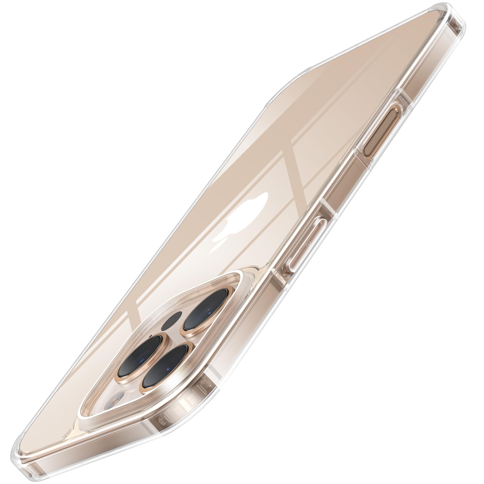 TORRAS Ultra Dünn für iPhone 16 Pro Hülle [ wie das Original] Rundumschutz Exzellente Samtiger Griff Handyhülle iPhone 16 Pro Case Schutzhülle Slim Transparent