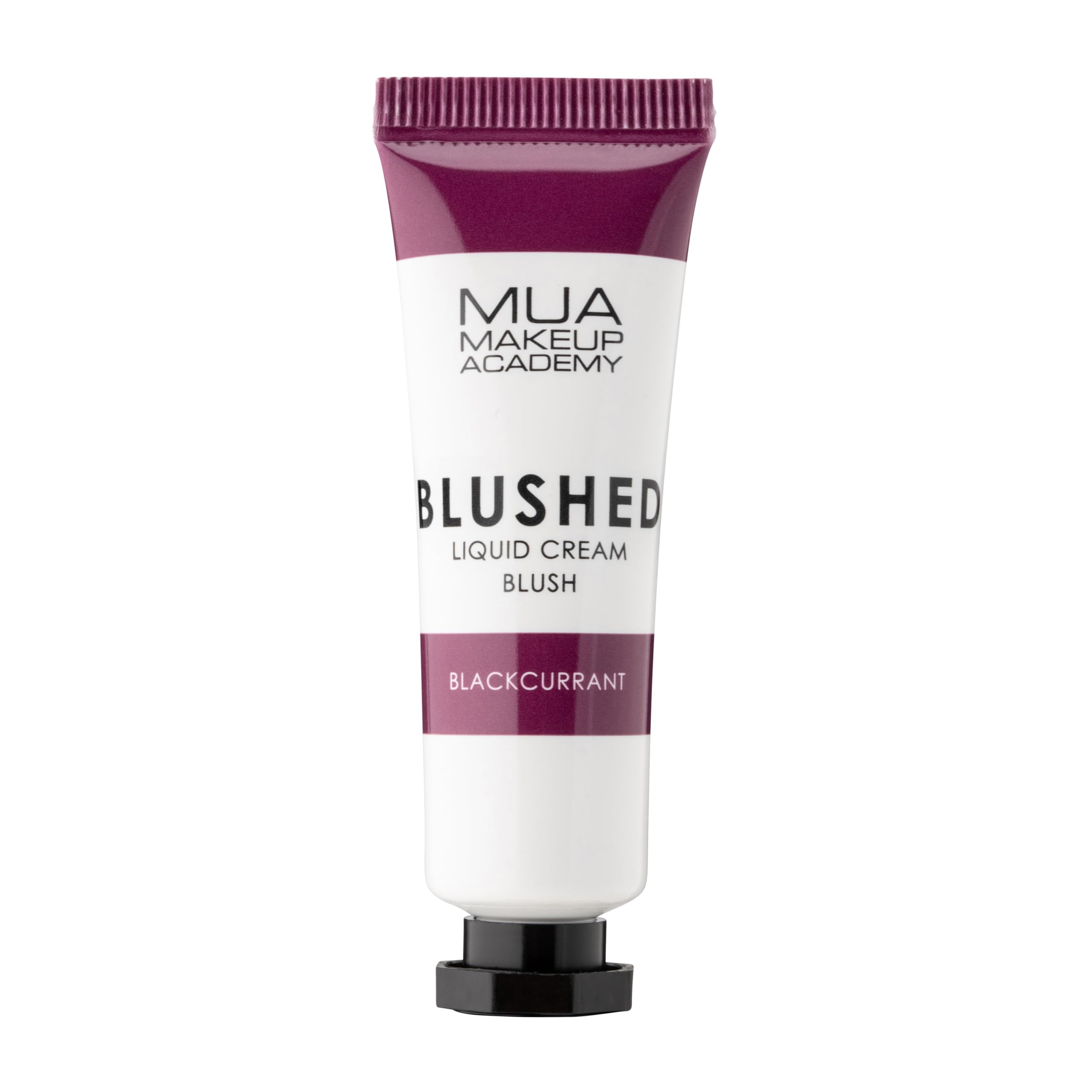 MUA Makeup Academy Blushed Liquid Cream Blusher, Highly Pigmented for Cheeks & Lips, Blackcurrant, 10ml - Vegan & Cruelty Free