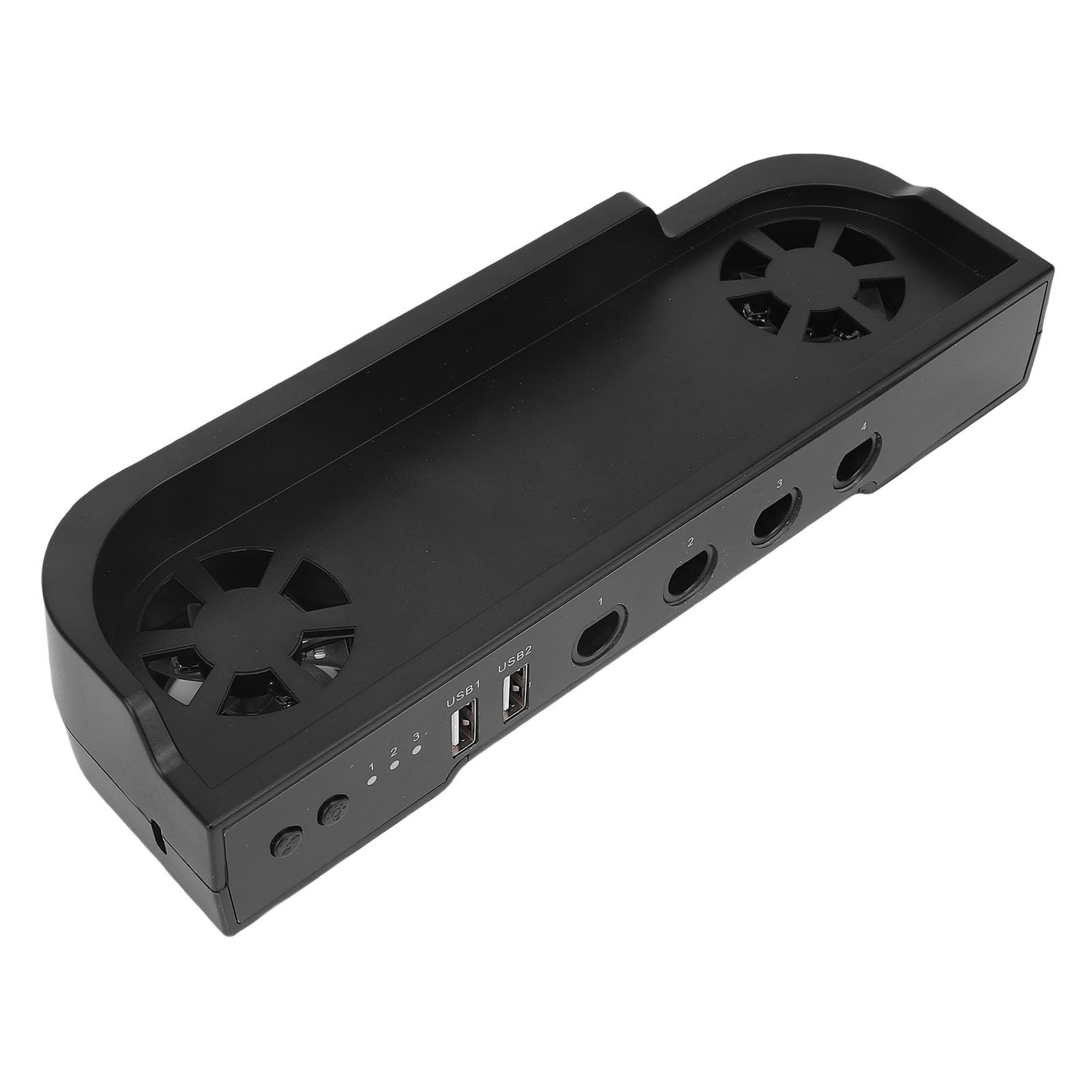 Soporte de Refrigeración para Consola 2, Base de Ventilador Doble con Velocidades Ajustables y Luz RGB para una Disipación de Calor Eficiente, Apto para Entusiastas de los Juegos