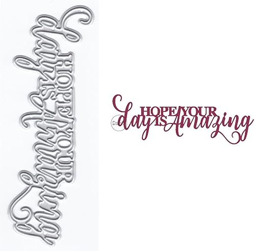 Miniatura 9 de DzIxY YOUARE Words - Troqueles de corte de metal para hacer tarjetas, troquelados, troquelados, álbumes de recortes, plantillas de máquina de