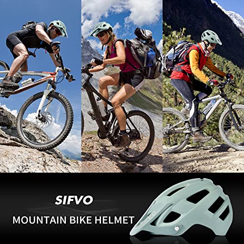 Bike Helmet, Sifvo Bike Helmets For Men And Women, Mountain Bike Helmet With Visor Helmets For Adults To Youth Bicycle Helmet Road Bike Helmet Safe And Comfortable 54-62Cm【M/L】 #TOP5
