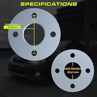 Customadeonly 2ピース 1インチ 25mm ハブ セントリック ホイールスペーサー ボルトパターン 4x100～4x100 センターボア 59.1mm スレッドピッチハブ 12x1.25 スタッド