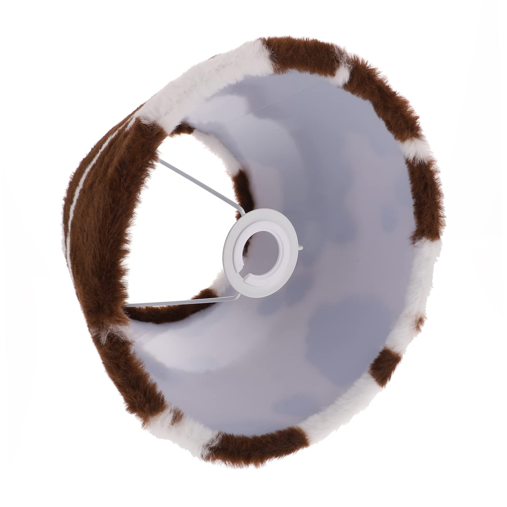 Yardenfun Plush Lamp Shade Lampshade for Desk Table Light Replacement Cover for Bedroom Decor