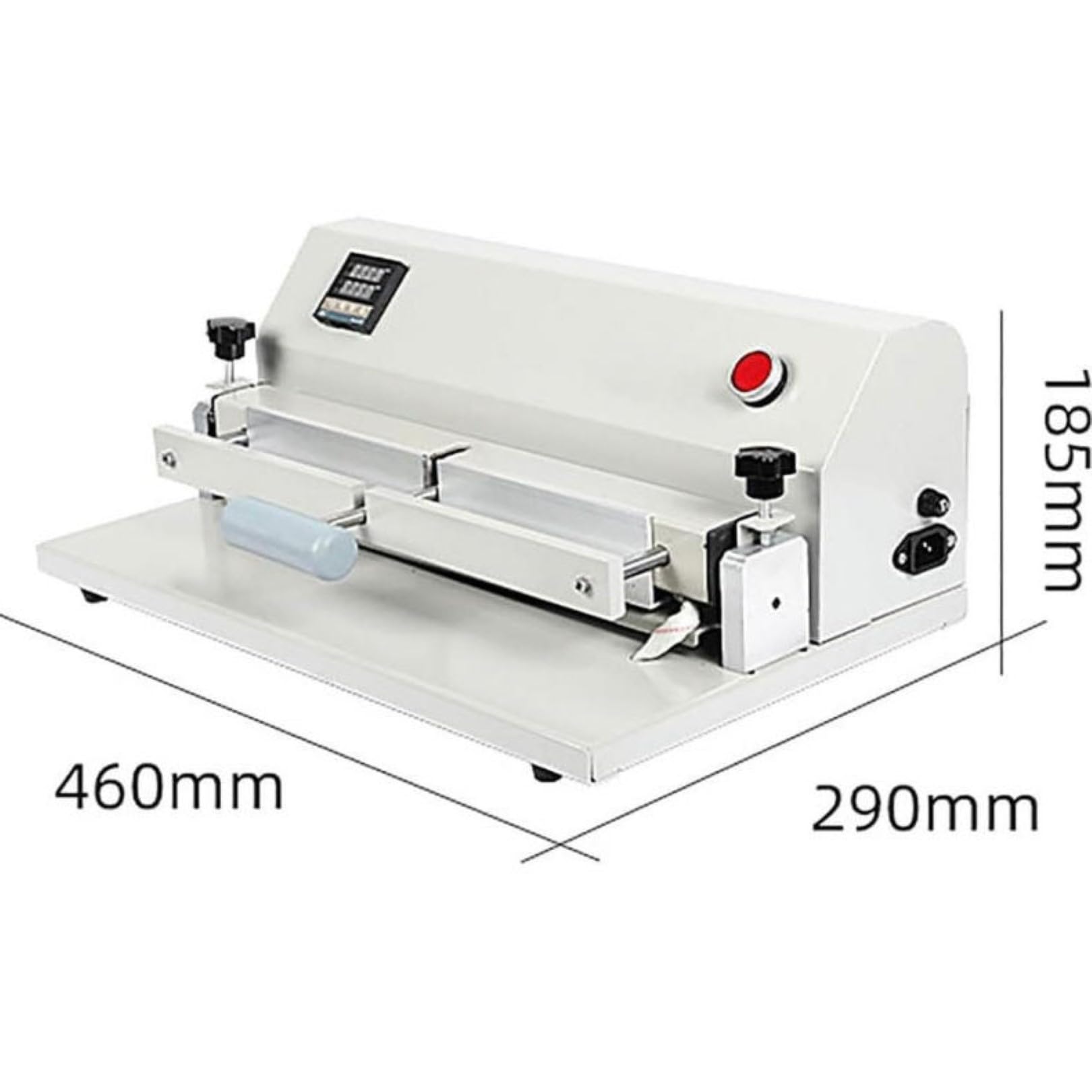 Máquina de Plegado Eléctrica Pesada de Alta Resistencia, Prensa Digital con Temperatura Constante Automática, Grosor Máximo de 50 Mm y Ancho de 330 Mm, Para Libros de Tapa Dura y Álbumes de Fotos