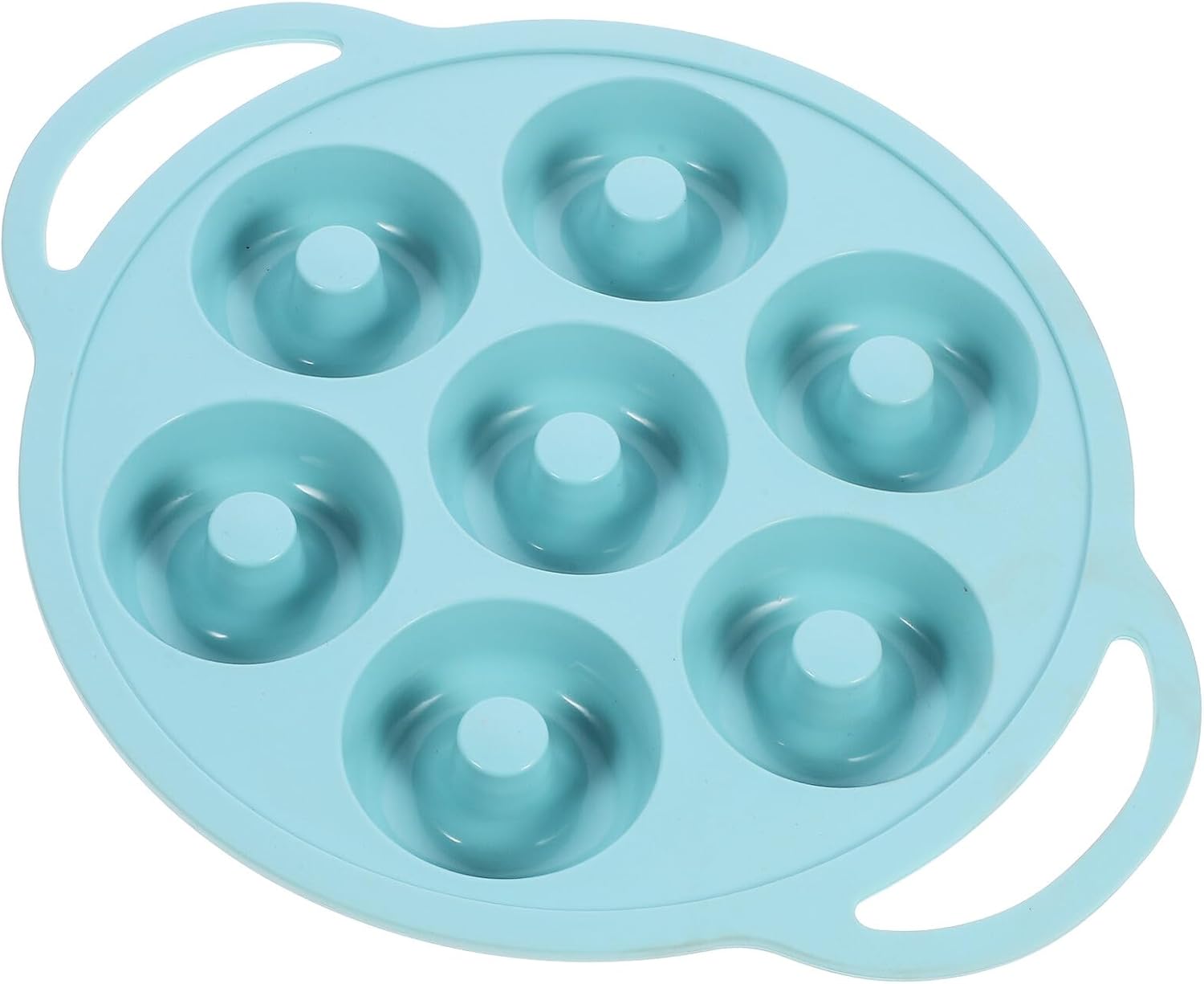 Silicone Donut Baking Pan Non-stick Food Grade Mold Nordic Green Silicone Cake Mold Household Baking Cup for DIY Cake Making and Pastry Use