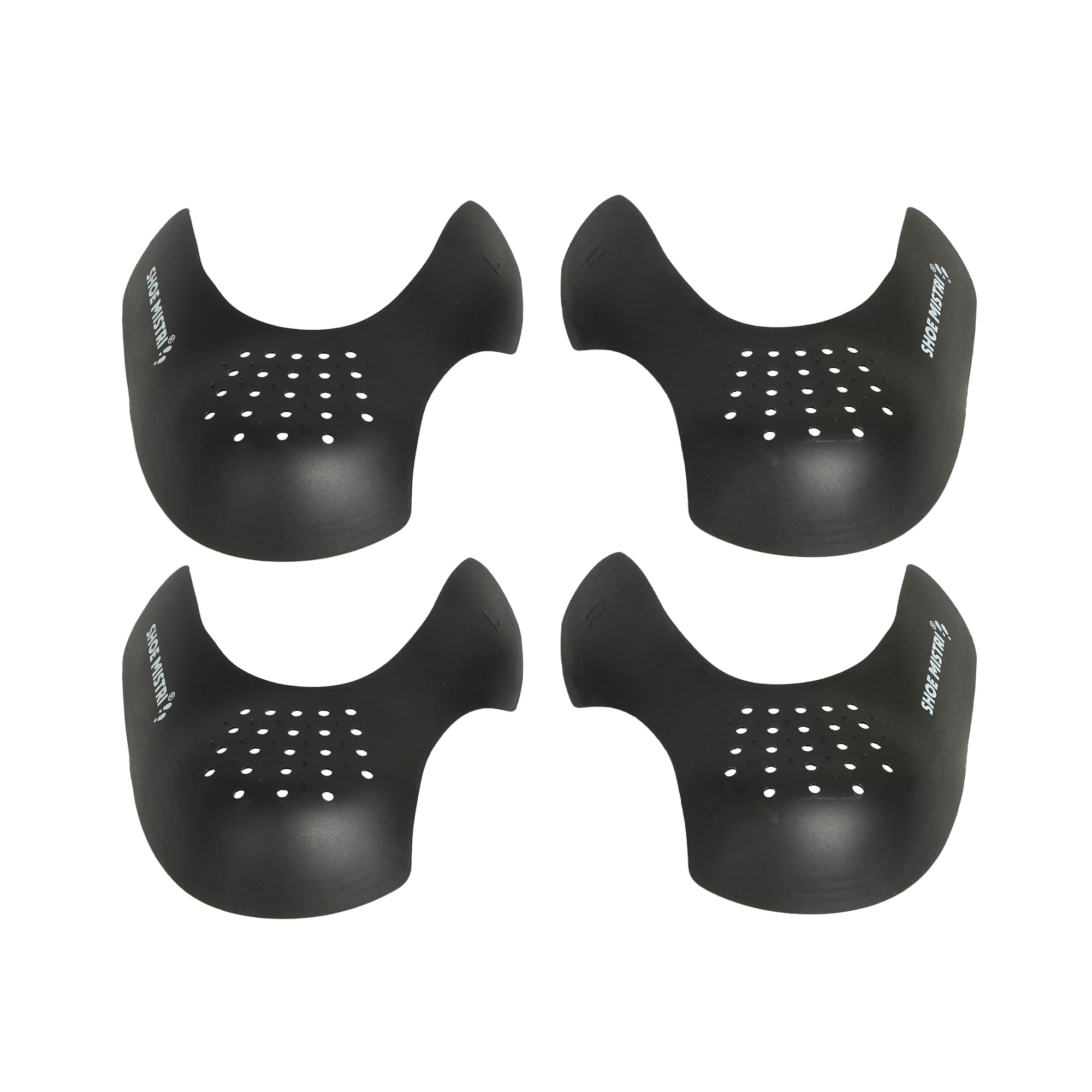 Shoe mistriSneaker Crease Defender Pad, Shoes Crease Remover, Shoe Guard, Soft Plastic Material Comfortable Shoe Protectors – Black