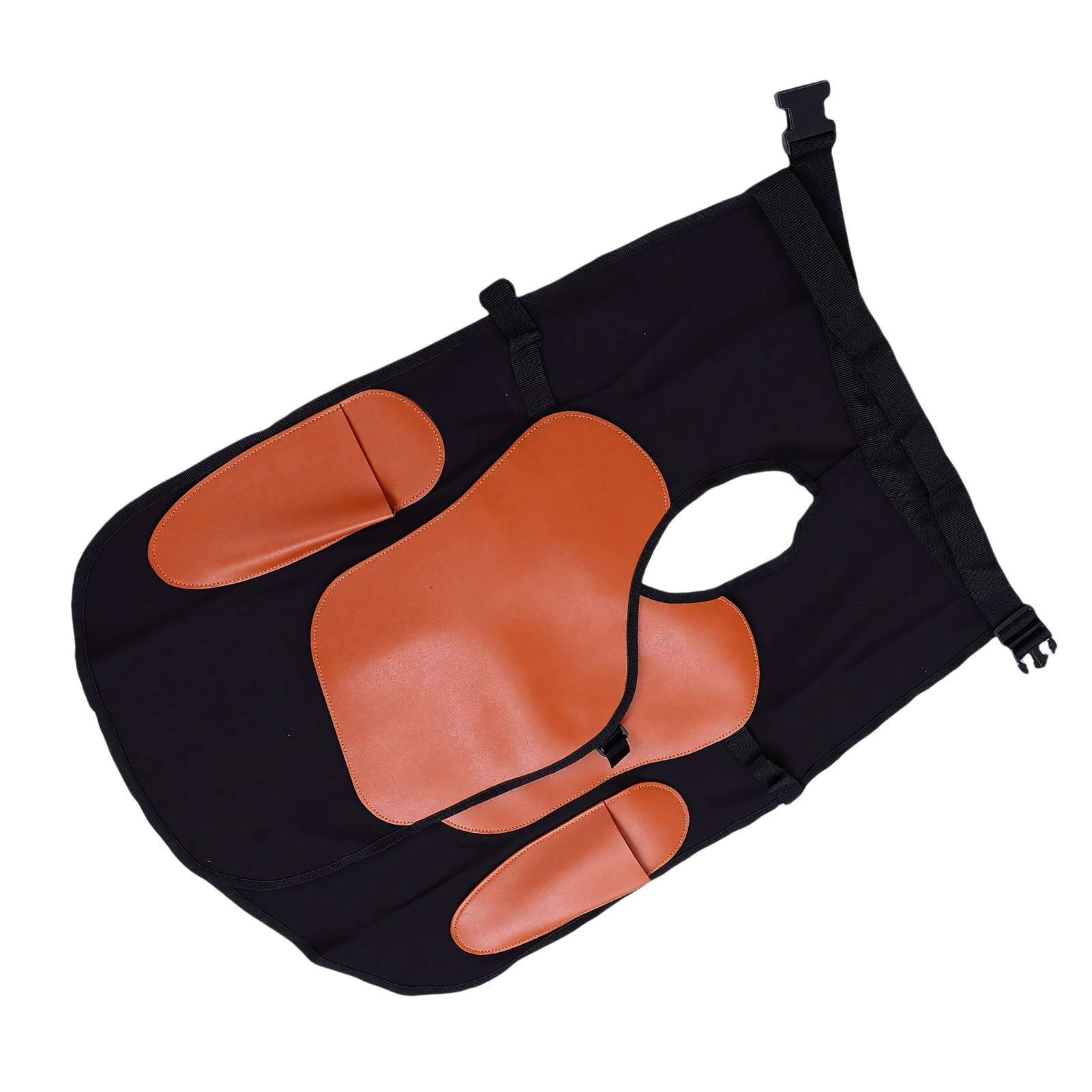 Naroote Tablier de Maréchal-ferrant Réglable avec Aimant Puissant, Rangement D'outils pour Ferrer Les Chevaux, Tablier de Maréchal-ferrant en Toile Noire pour Maréchaux-ferrants, 55,0 X 26,0 Pouces