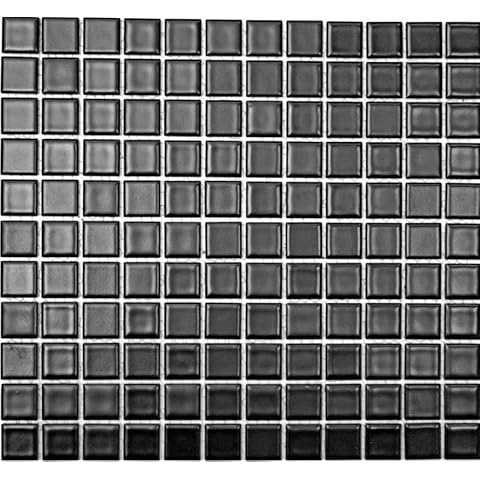 Azulejos de mosaico de cerámica, color negro mate, para cocina MOS18-0311 Cover