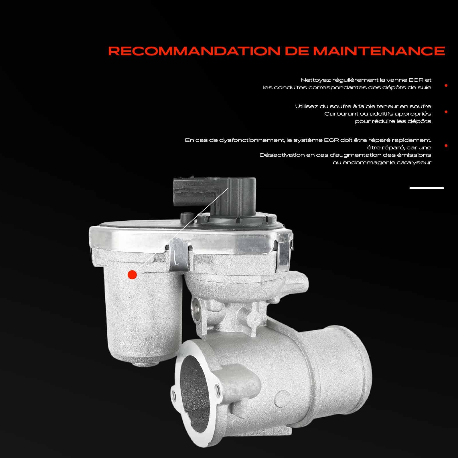 Frankberg Vanne EGR de recirculation des gaz d'échappement 1477144 | Compatible avec: Mondeo III Berline B4Y, Mondeo III B5Y, X-Type Break X400, Tournoi Mondeo III BWY, X-Type X400