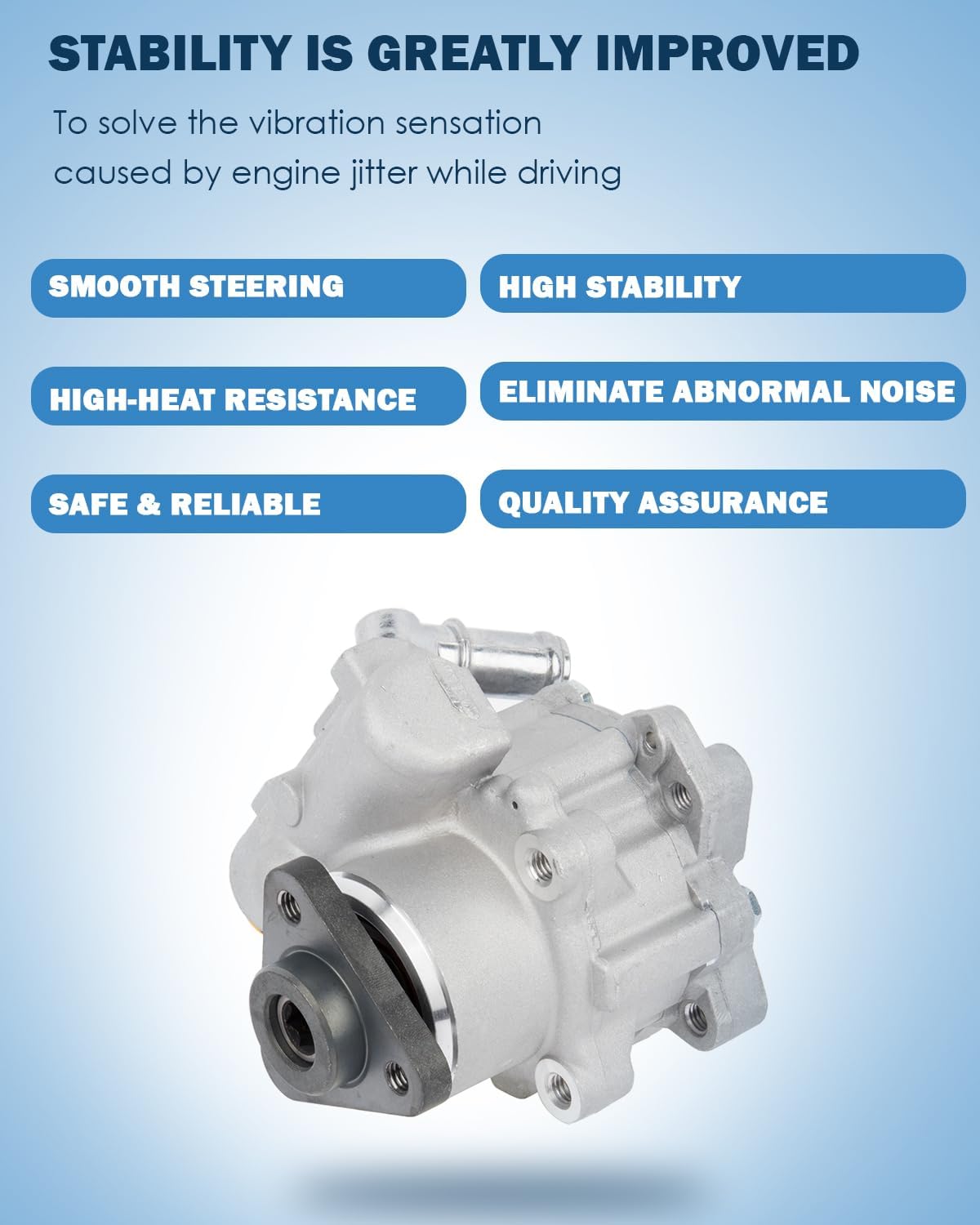 ECCPP Power Steering Pump fit for BMW 328i 1996 1997 1998 1999 2.8L l6 Replace # 21-5049 Power Assist Pump Assembly