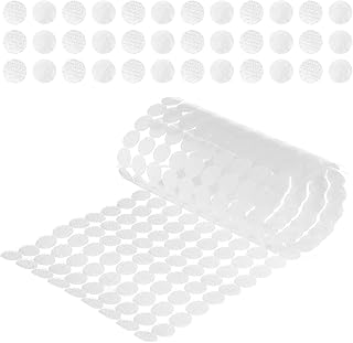 HOMSFOU 306 Pares De Laços De Gancho Pontos Pegajosos Gancho De Volta Autoadesivas Fitas De Pontos Laços Fitas Dupla Face Pequenos Círculo Pontos Adesivos Para Sala De Aula