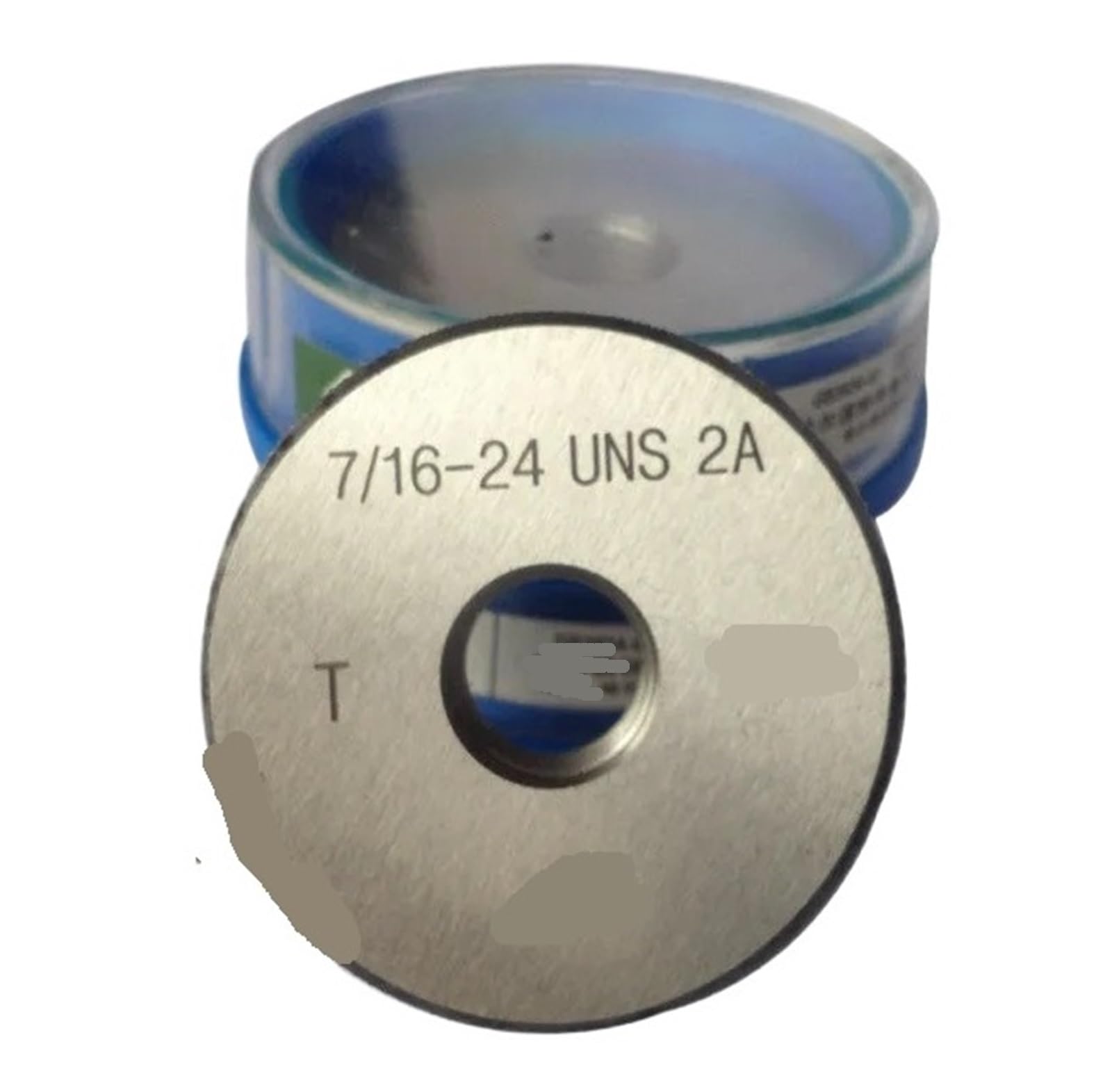 Calibre de rosca Medidor de anillo rosca 2A, medidores Go-No Go 3/4-12-14-16-18-20-24-28-32 UNC UNF, 2 unids/set(3414UNS)