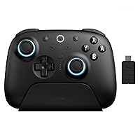 Vista 1 de 8BitDo Ultimate 2 - Controlador Bluetooth para Switch, Switch 2, PC y Windows, Controlador Switch Pro con joysticks TMR, gatillos táctiles/Hall