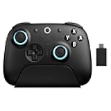 8BitDo Ultimate 2 Bluetooth Controller for Switch, Switch 2, PC&Windows,Switch Pro Controller with TMR Joysticks,Tactile/Hall Triggers,Programmable L4/R4 Bumpers,2 Back Paddle Buttons,RGB Ring, Black