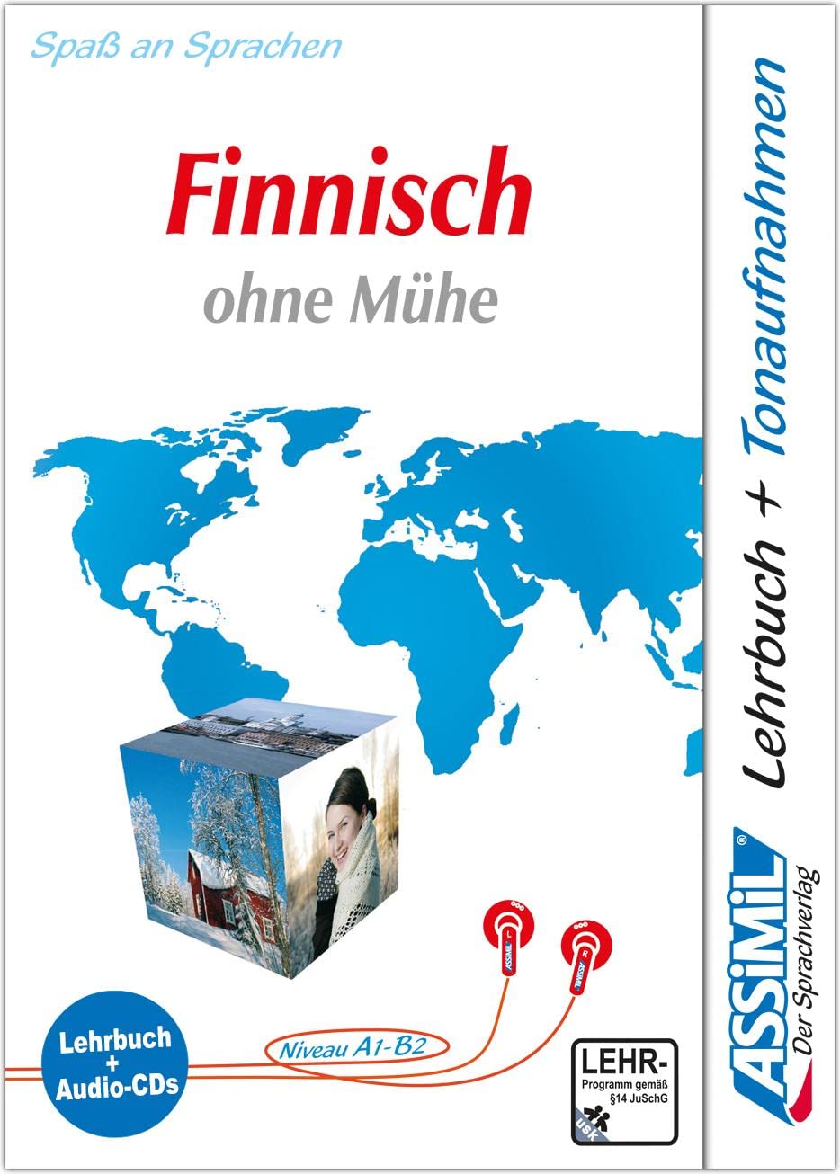Assimil. Finnisch ohne Mühe. Multimedia-Classic. Lehrbuch + 4 Audio-CDs, 145 min. Tonaufnahmen