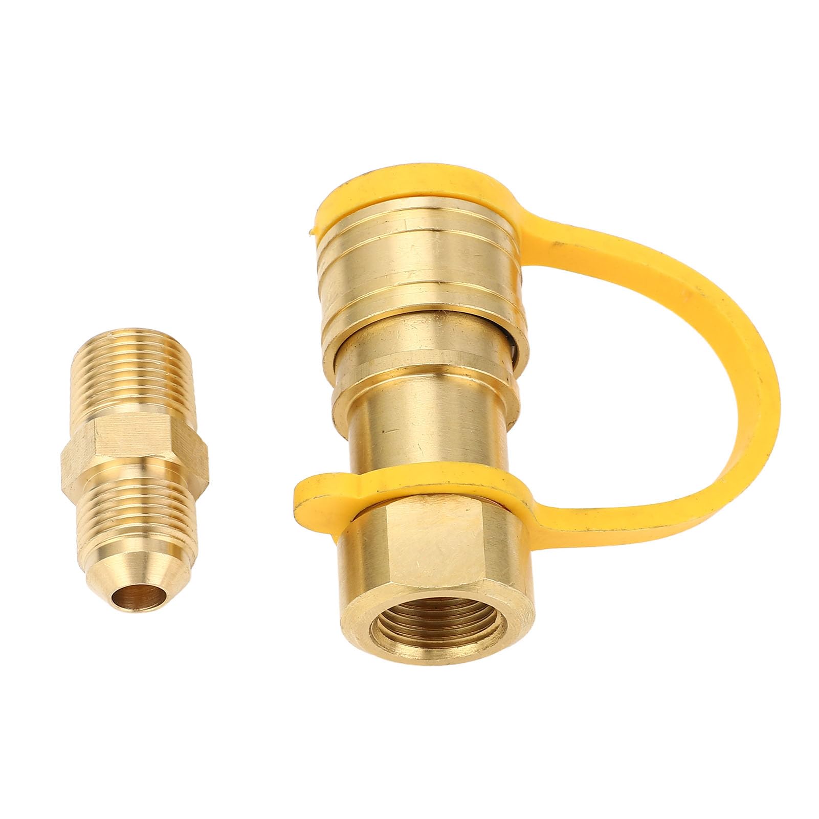 Manguera de Gasolina de Rv de Goma de 12 Pies, Accesorios de Manguera de Extensión de Gasolina RV con Mango de Giro Manual para Fogatas, Parrillas de Barbacoa, Sarténes, Fumadores