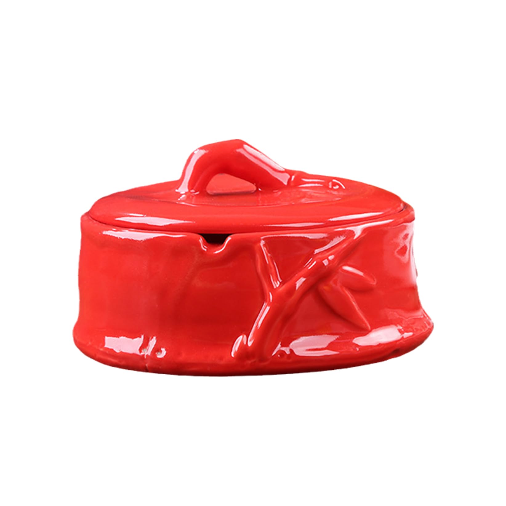 Ashtray Ceramic Creative Chinese Outdoor,windproof With Lid