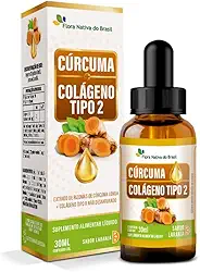 Cúrcuma + Colágeno Tipo 2 30ml Sabor Laranja Flora Nativa