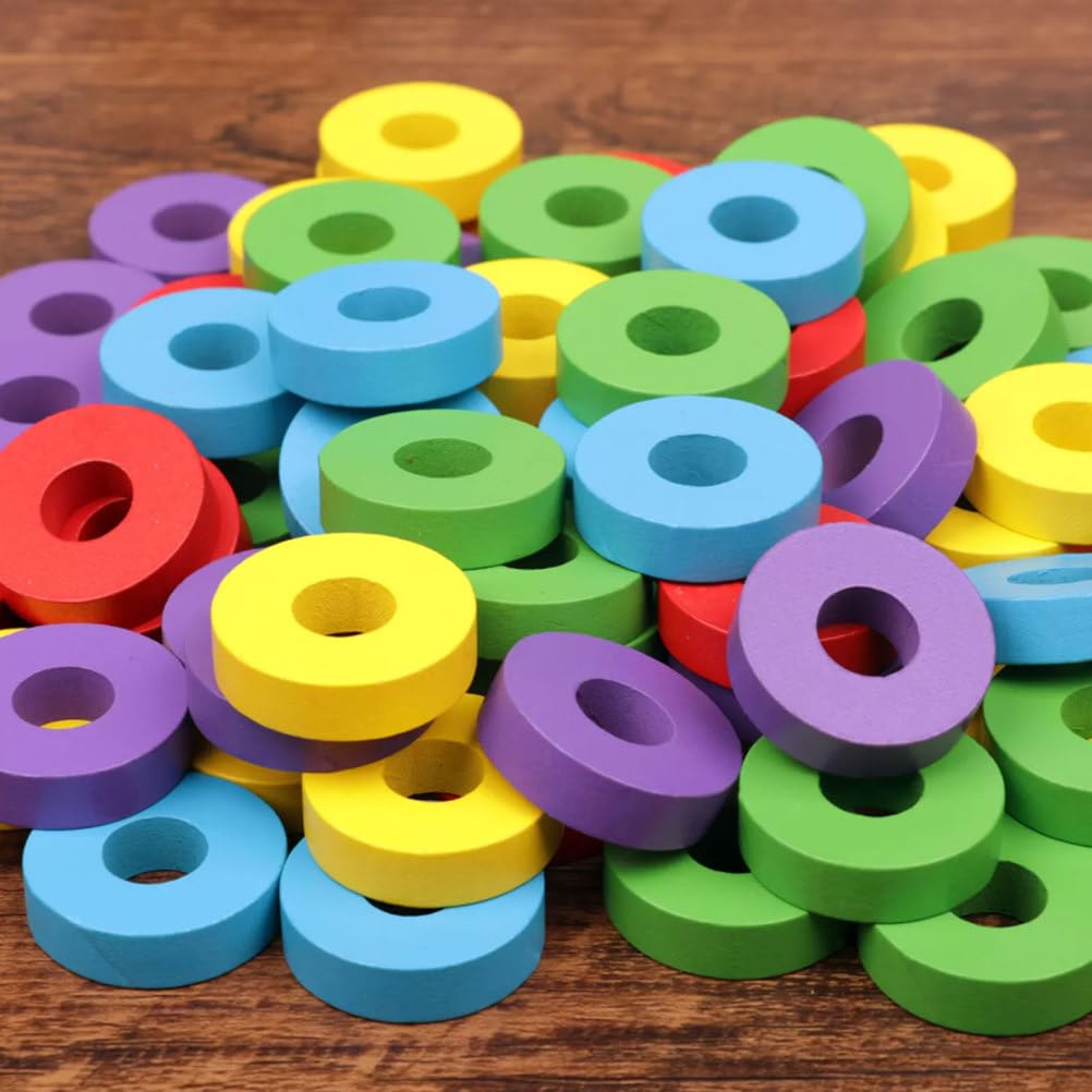 Jouet Montessori Bois Arc-en-Ciel Trier empiler Couleurs