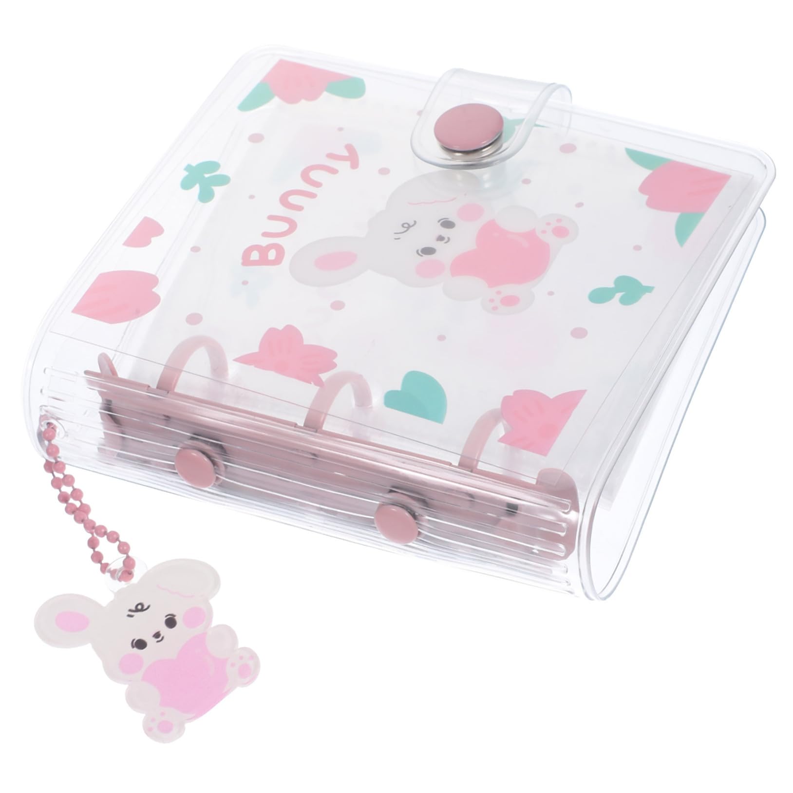 ERINGOGO Lovely Cartoon Loose Leaf Photo Book Storage Case for Stickers Cards and Photos Cute Album Modern Design for Organized Collection