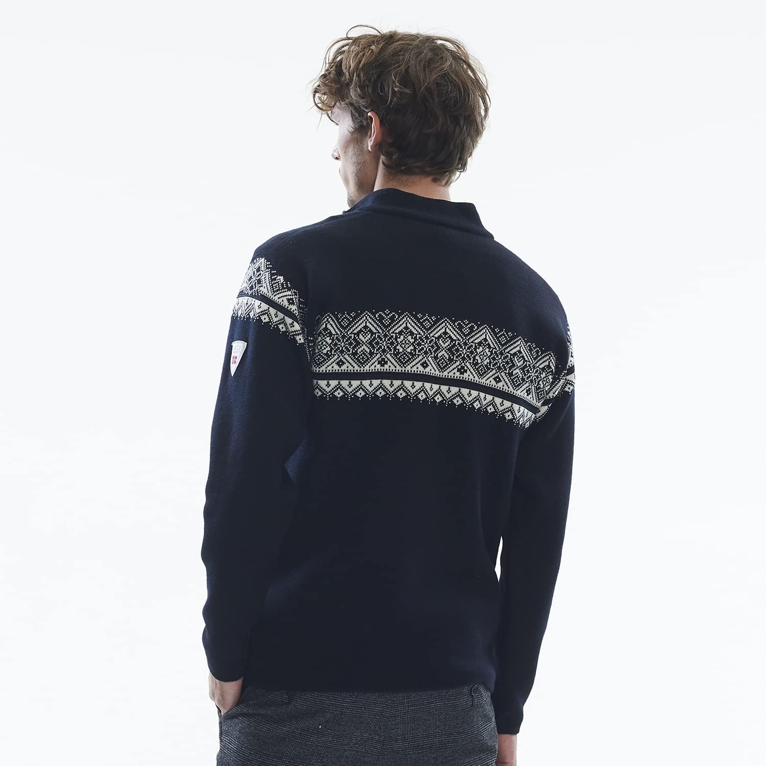 Dale of Norway Moritz Men’s Sweater - 100% Skin Soft Merino Wool Sweater for Men - Regular Fit Men's Sweaters and Pullovers - Image 3