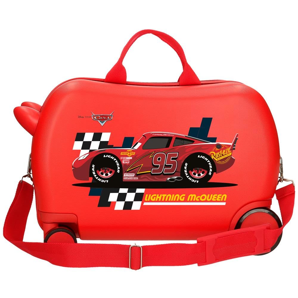 Disney Cars Lightning Mcqueen Valise Cabine, Lightning Rouge, Valise pour Enfant