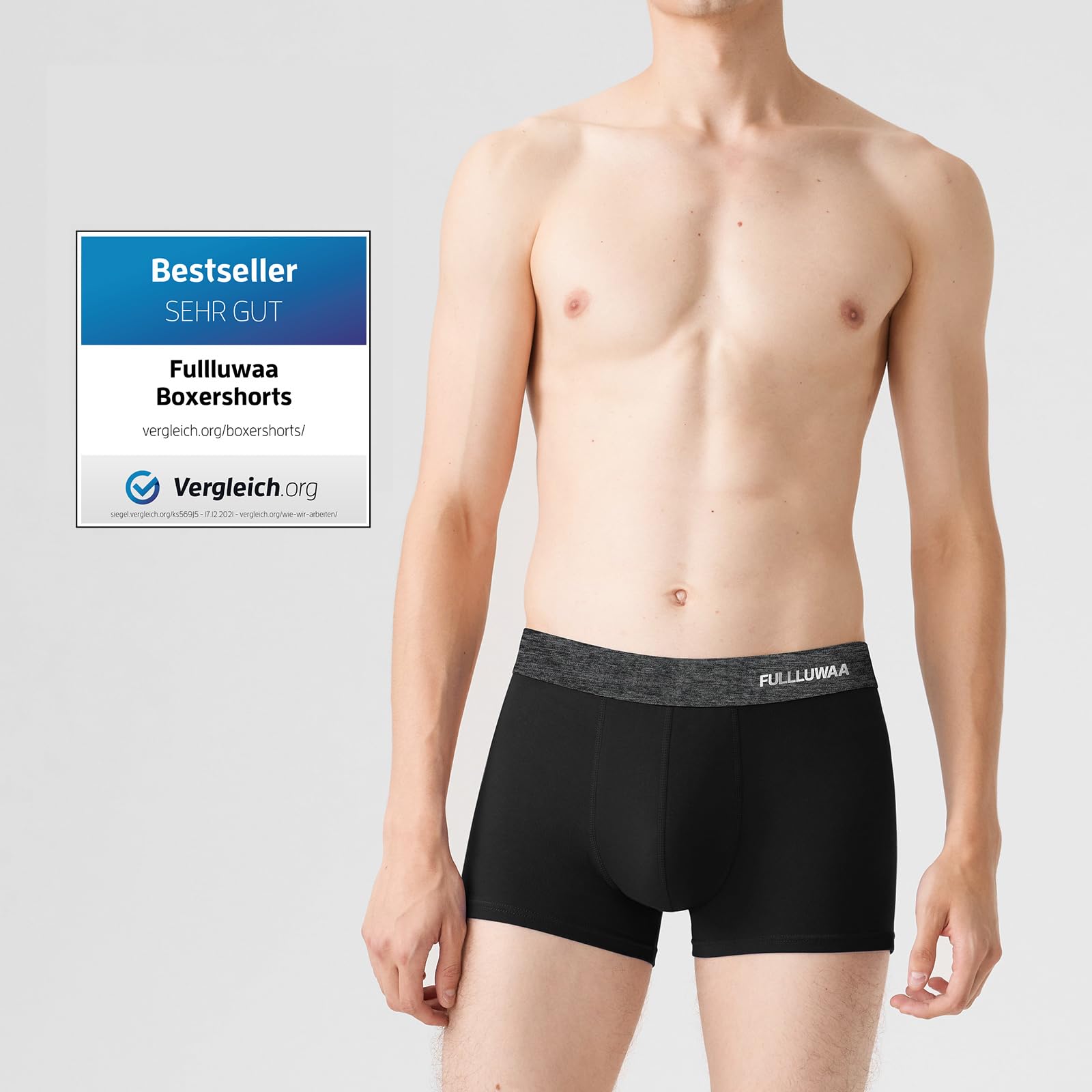 Fullluwaa Calzoncillos Hombre Boxer,Boxer Hombre Pack(Pack de 10),de Algodon,cómodo y Ajustado — view 2