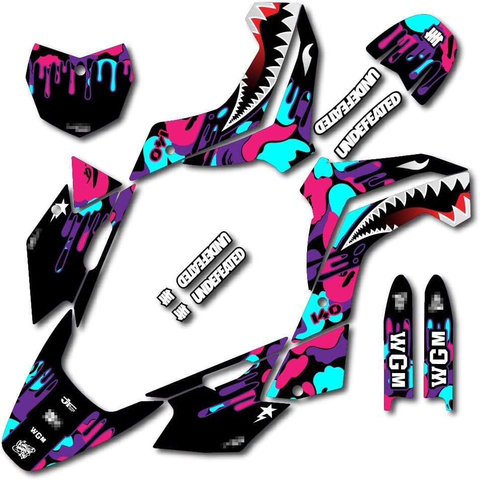 Nebula Savage Racing Graphics fits Kawasaki 19-24 KLX140 KLX 140 Decal Kit