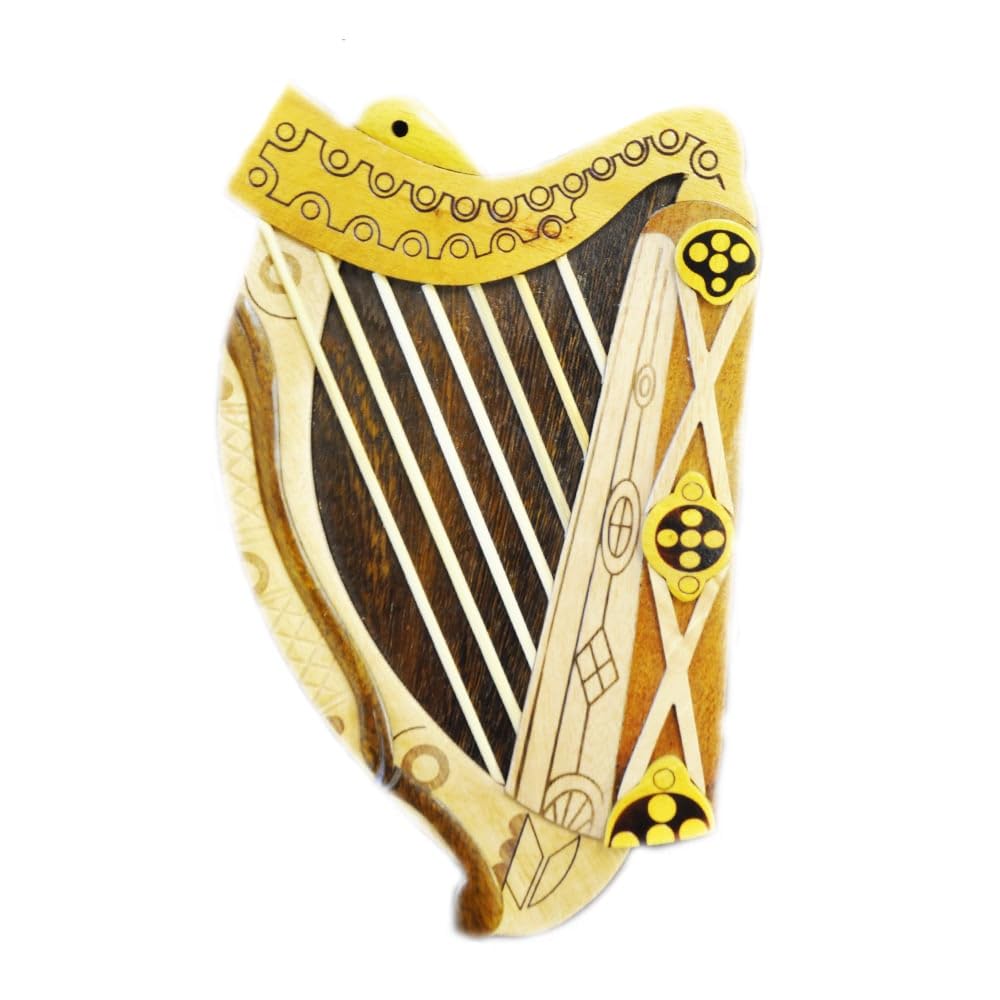 Royal TaraWooden Irish Harp Plaque