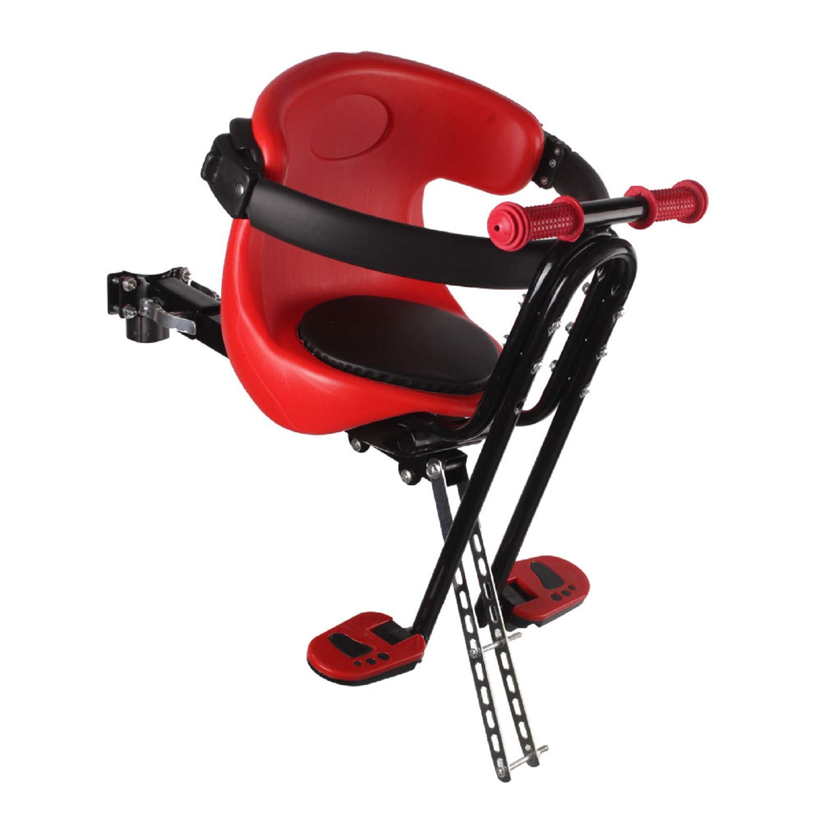 Holdfiturn Child Bicycle Seat Removable Front Seat Maximum Load 50kg Baby Chair Bike Front Seat for Children From 8 Months to 4 Years Old
