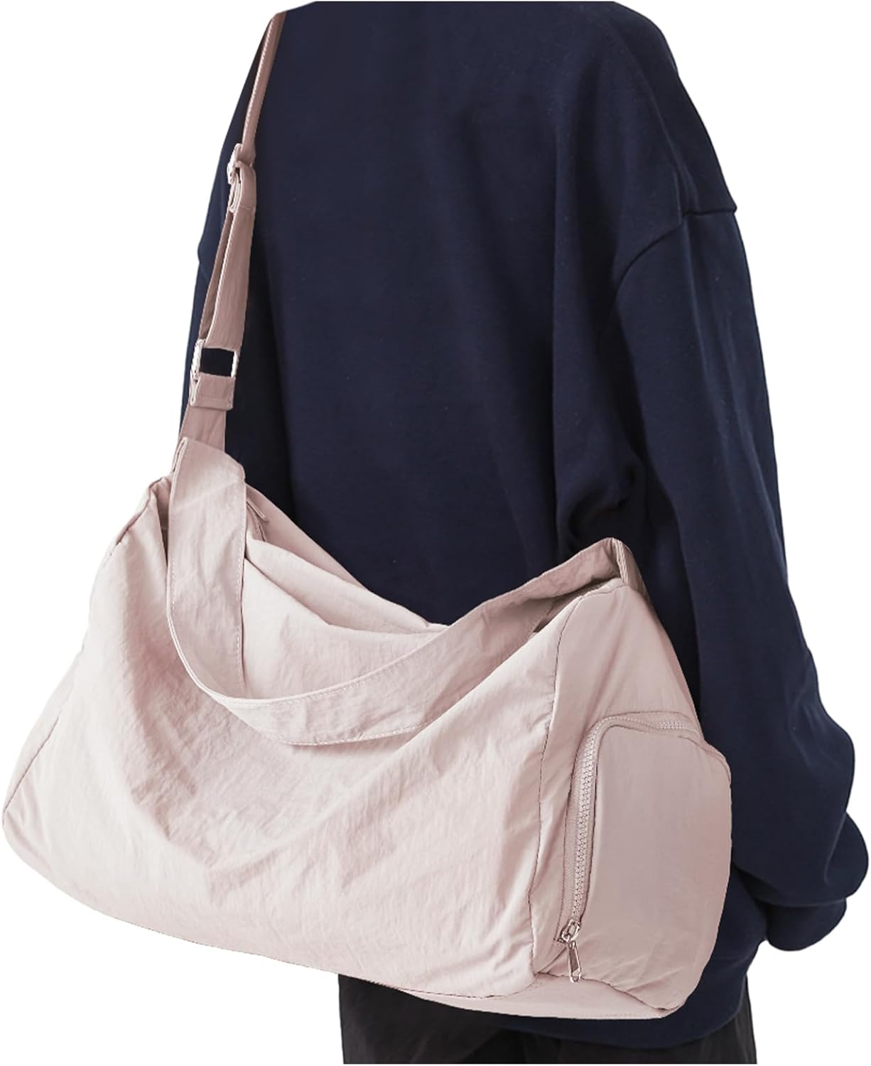 Small Gym Bag for Women Lightweight Carry on Gym Tote Bag, Workout Sport Duffle Bag with Shoe Compartment,Crossbody Shoulder Travel Bag for Swim, Yoge, Dance