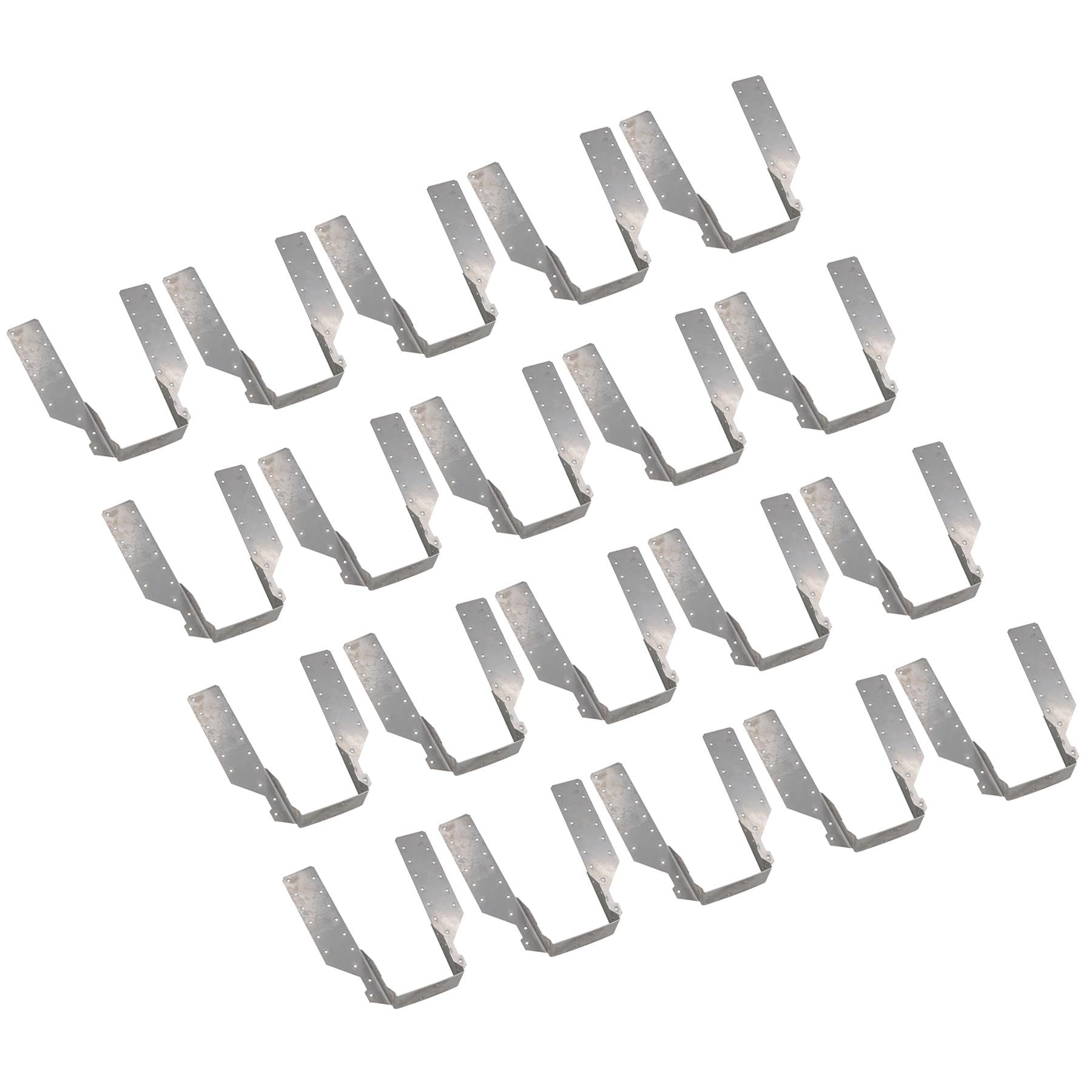 Stainless Steel Hanger Wood Joist Support Fixings Loft Beam Holder 91mm 20pc