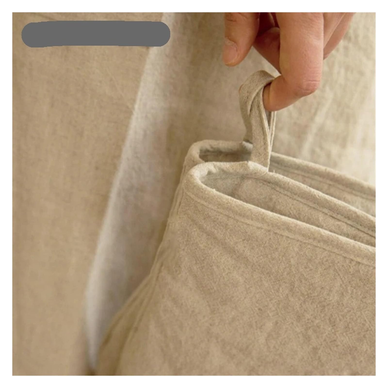 Guanti Forno Guanti antiscottatura in cotone e lino, resistenti al calore, for la cottura, da cucina, campeggio, isolati spessi(2pcs)