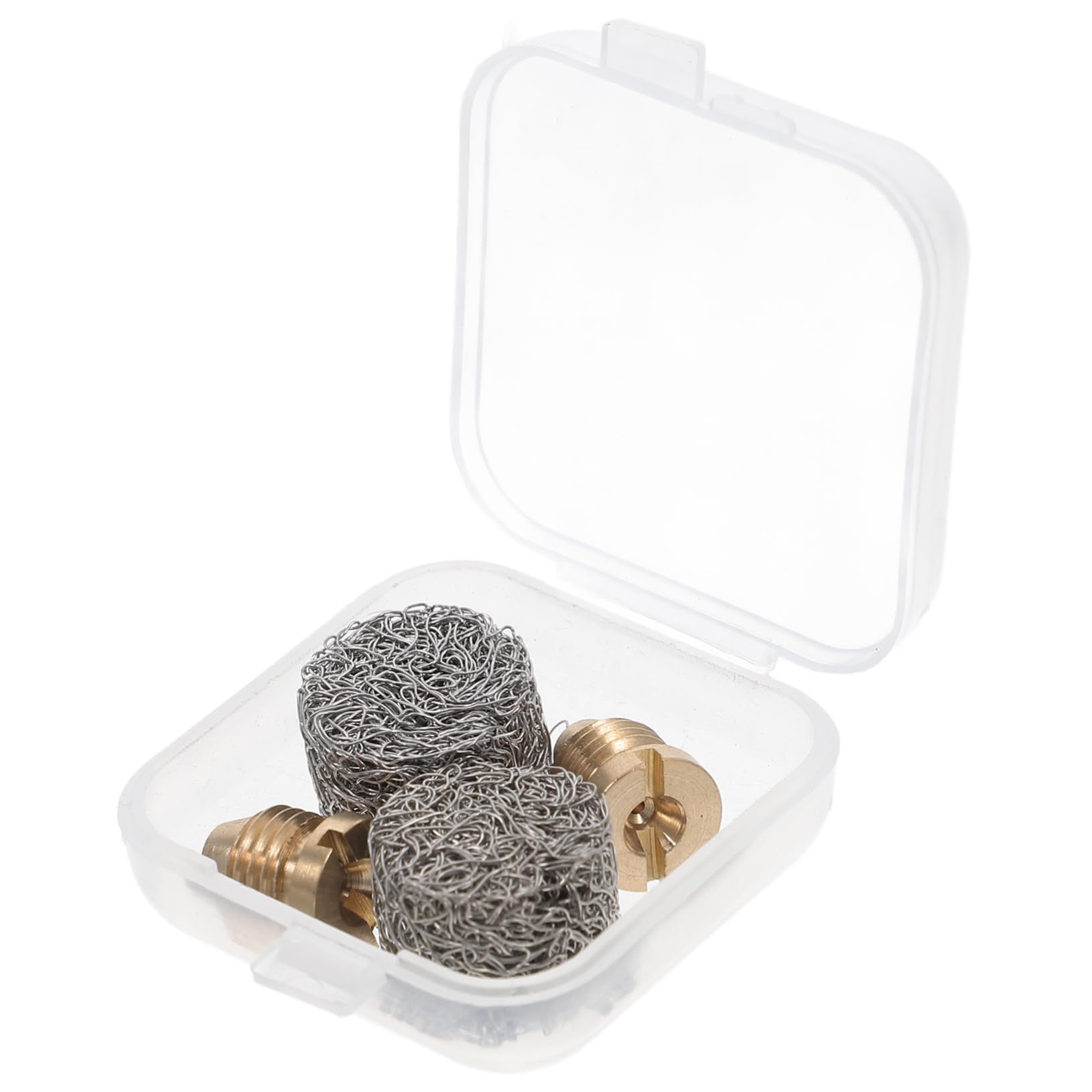 HEMOTON 4pcs Foam Maker Nozzle Set with Mesh Filter Stainless Steel Orifice Tips for High Pressure Foam Lance Compatibility for Car Washing