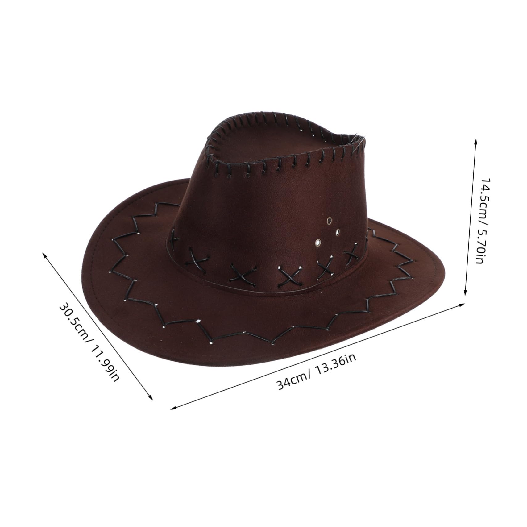 Alipis Boys Girls Boys and Girls Cowboy Hat Western Party Hat Dress up Stylish Children's