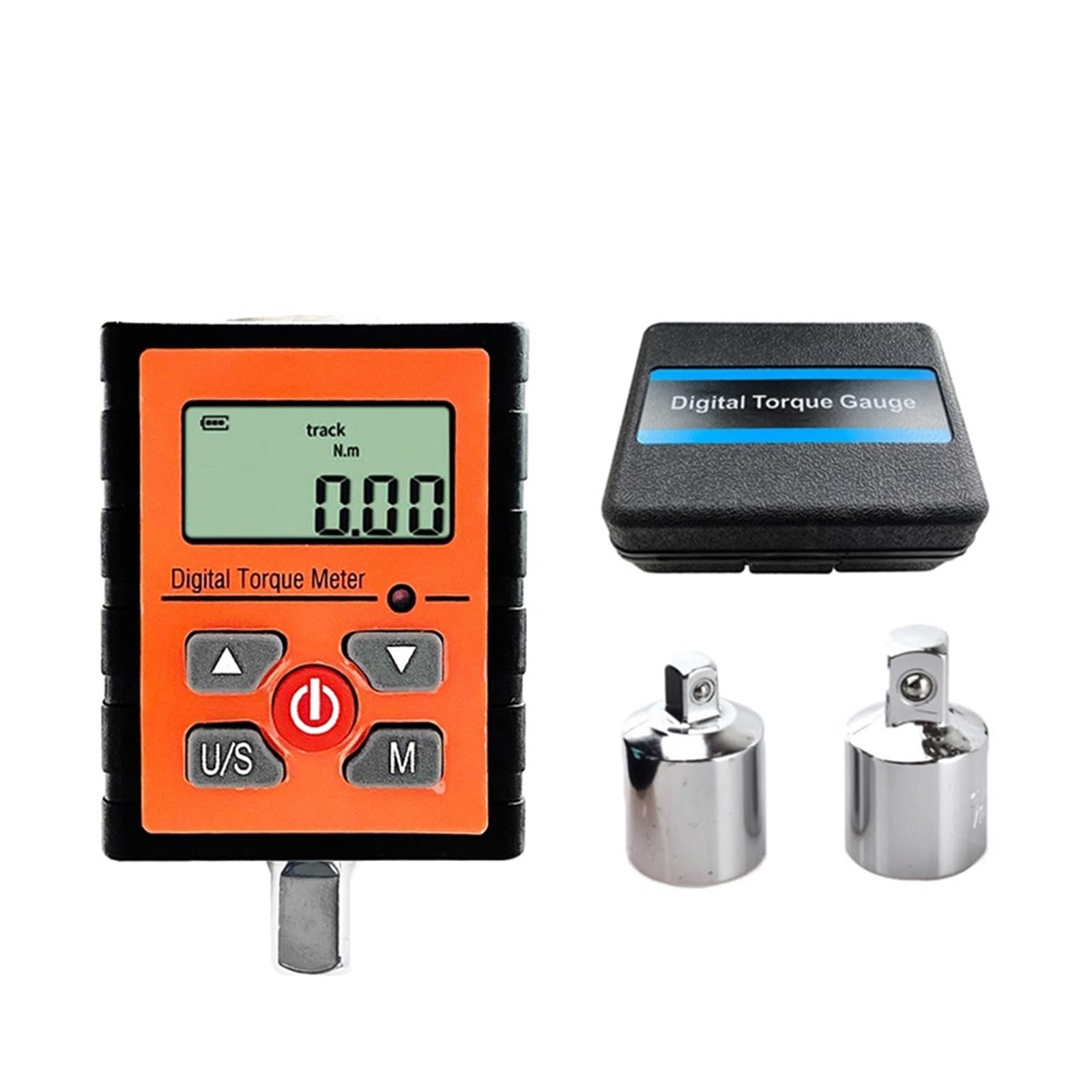 Cyfrowy adapter dynamometryczny, 1/2 "1/4" 3/8 "cyfrowy miernik momentu obrotowego Adapter pomiarowy świeca zapłonowa rower KG klucz dynamometryczny Gauge Tester śrubokręt,do samochodów, rowerów, maj
