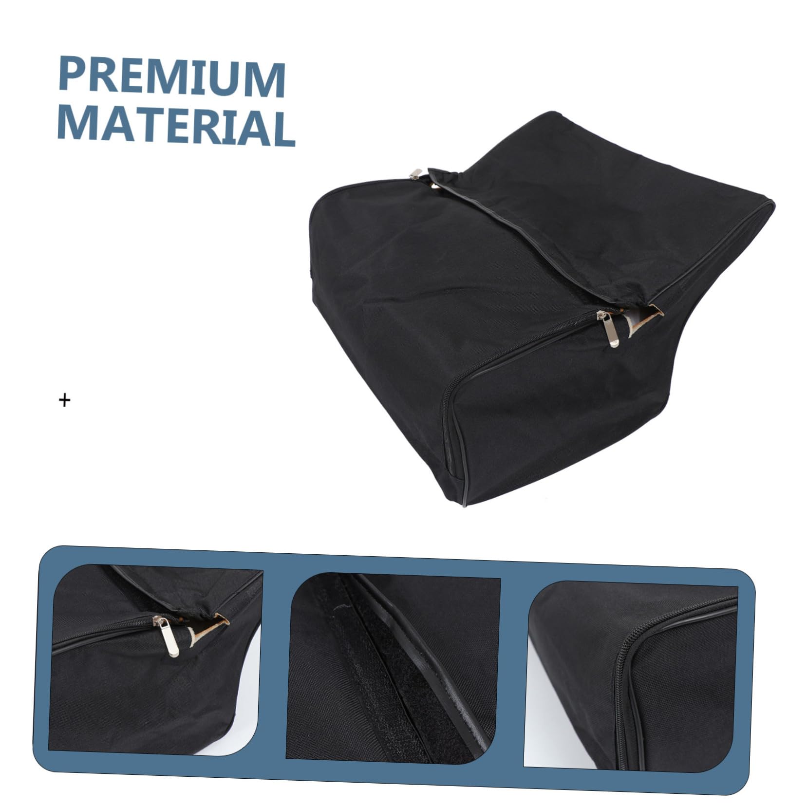 Borsa per Fisarmonica Oxford Nero, Tracolla Regolabile