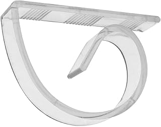 Party Essentials 4 Count Hard Plastic Table Cover Clips, Clear