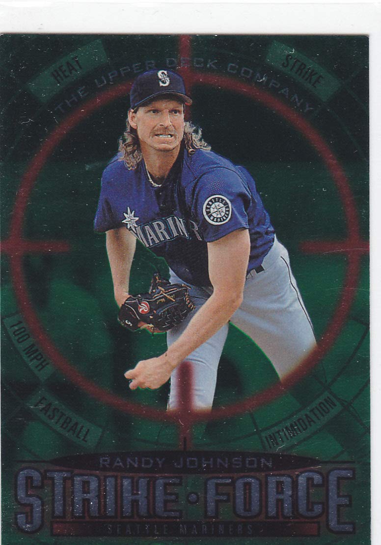 RandyJohnson Strike ZoneHeroes オートグラフカード Amazon.com: 1996 UPPER DECK RANDY JOHNSON STRIKE FORCE : Sports