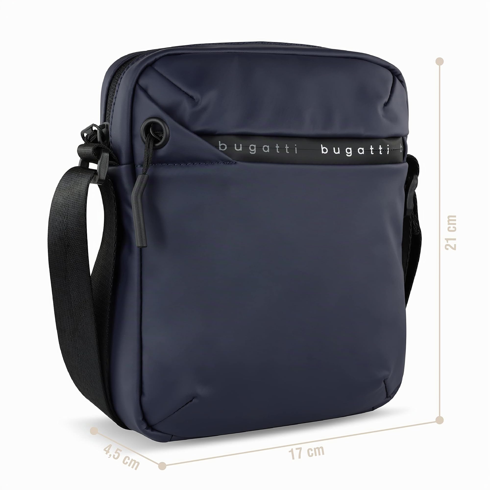 bugatti Blanc – Piccola borsa a tracolla crossover compatta e versatile
