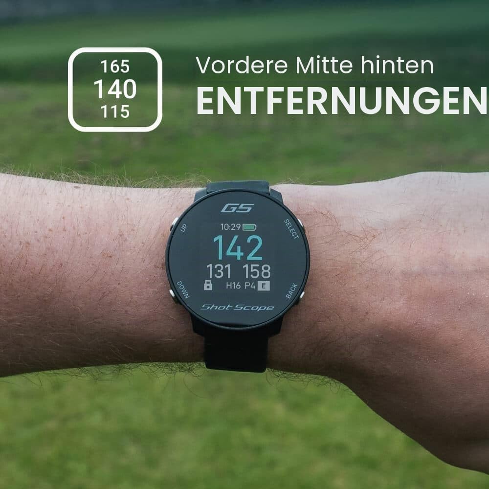 Shot Scope G5 Golf GPS-Uhr (schwarz)